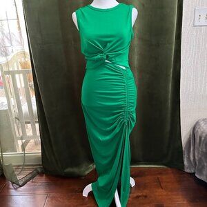 Women's Dresses Dress With Cutouts in the Front and Laces with a Slit on the Hip